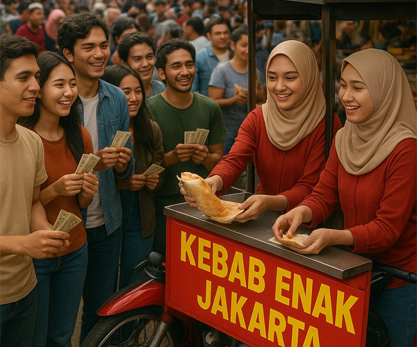 Setiap Gigitannya Punya Cerita — Kebab Paling Enak di Jakarta yang Bikin Rindu Pulang!