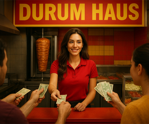 Baru Coba Sekali, Langsung Ketagihan! Rahasia Larisnya Kebab Durum Haus Jakarta Terungkap!