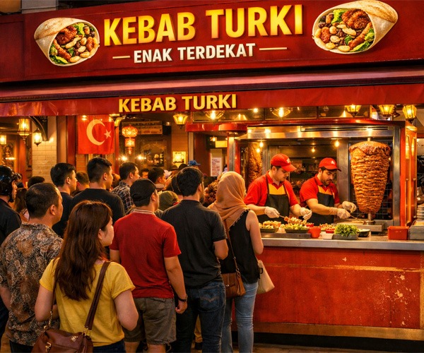 Wajib Coba! Jual Kebab Turki Enak Terdekat Ini Jadi Incaran Pecinta Kuliner