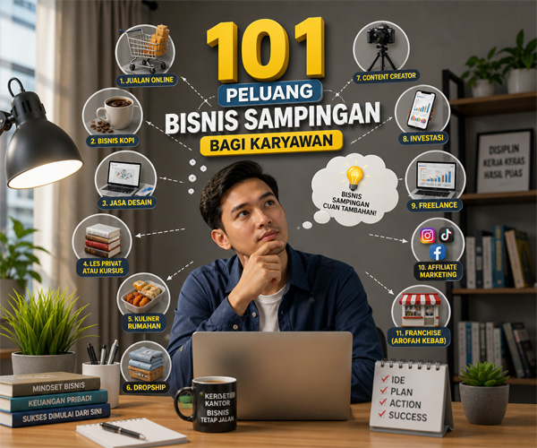 Gaji Nggak Cukup? Ini 101 Peluang Bisnis Sampingan bagi Karyawan yang Wajib Dicoba!